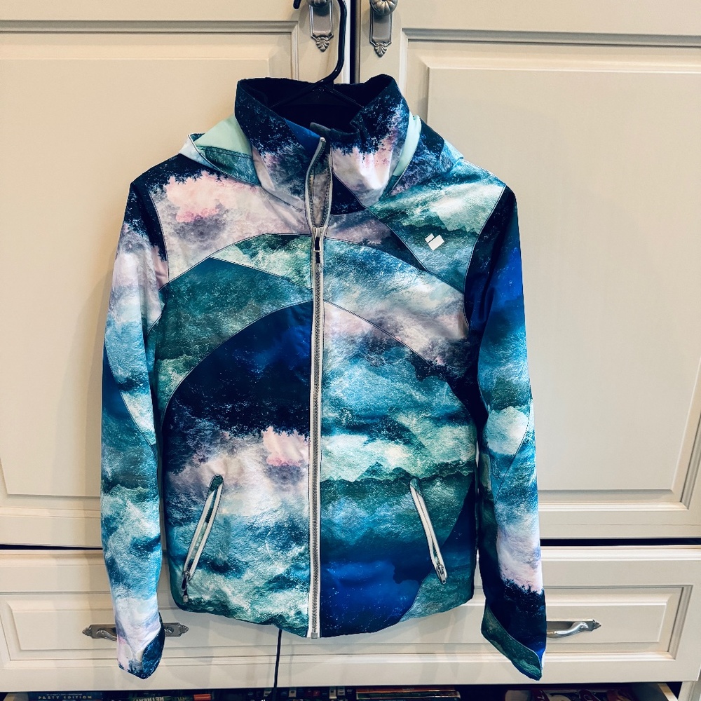 Girls Snow Jacket , Obermeywer, size L(14-16), Blue